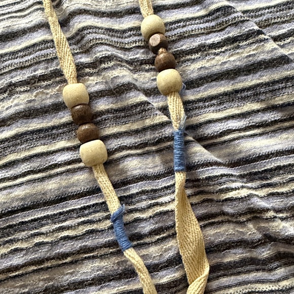 We The Free, Free People Striped Cropped Tank Hoodie in Gray & Lavender Stripe - Picture 3 of 5